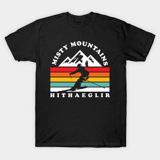 Misty Mountains T-Shirt by MindsparkCreative